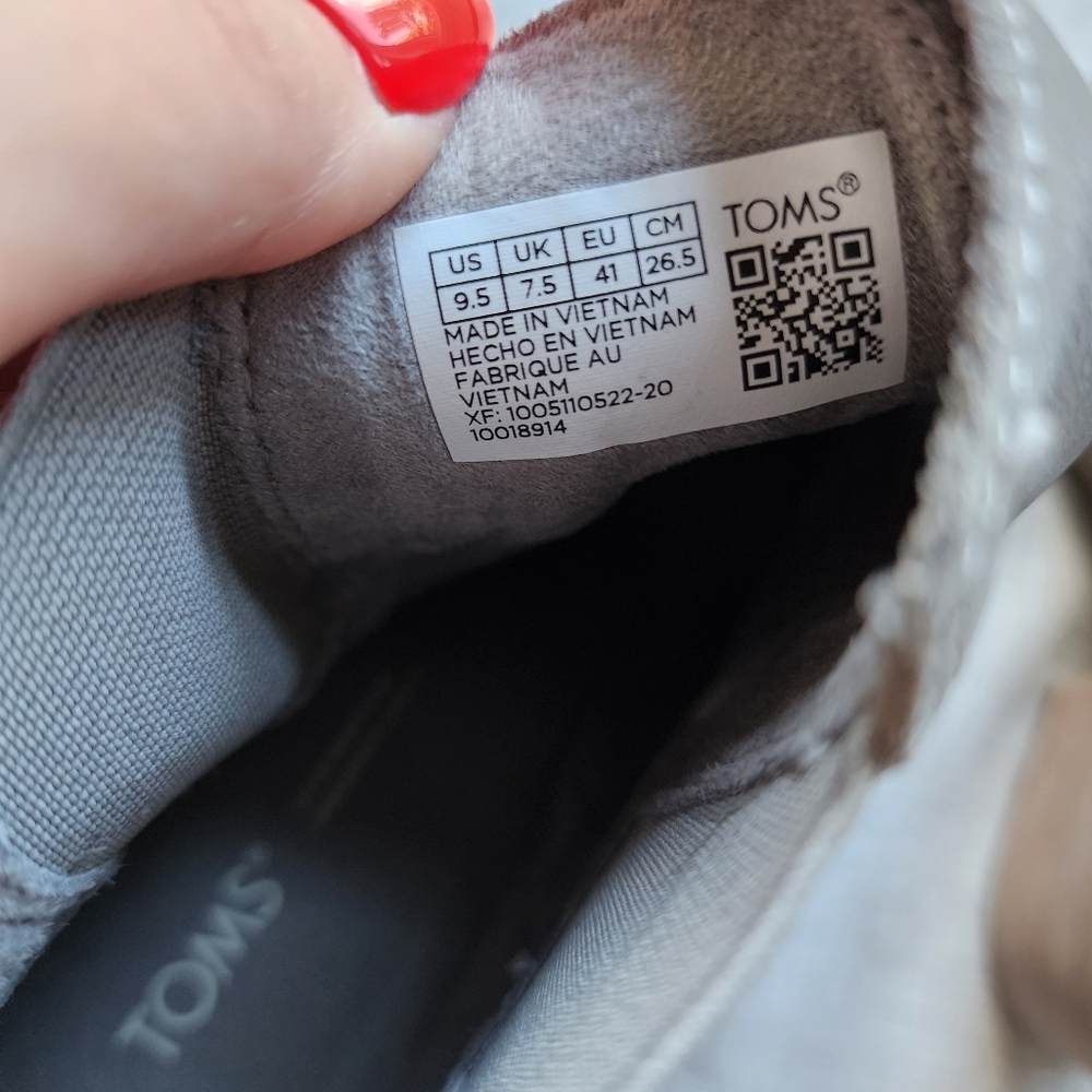 NWOT Tom's Grey (Cement) Everly Bootie - Size 9.5 *Please read description* - Picture 10 of 10